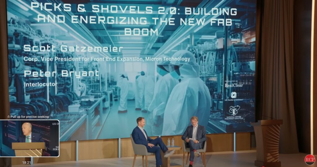 Peter Bryant and Scott Gatzemeier discuss fab facilities at EFF 2025